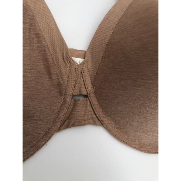 Warner's Simply Perfect Cooling Underwire T-Shirt Bra Beige RB6281T Women's 44DD - Picture 3 of 6